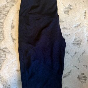 Navy Blue Patterned spin Leggings as large